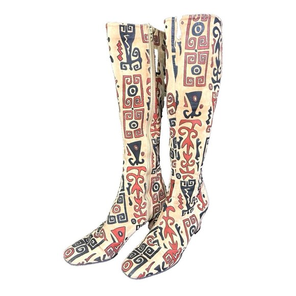 Saks Fifth Avenue Shoes - RARE Vintage 1970's Beth's Bootery Go-Go Boots Saks Fifth Ave Herbert Levine 7.5